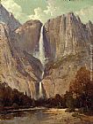Bridle Veil Fall, Yosemite by Thomas Hill